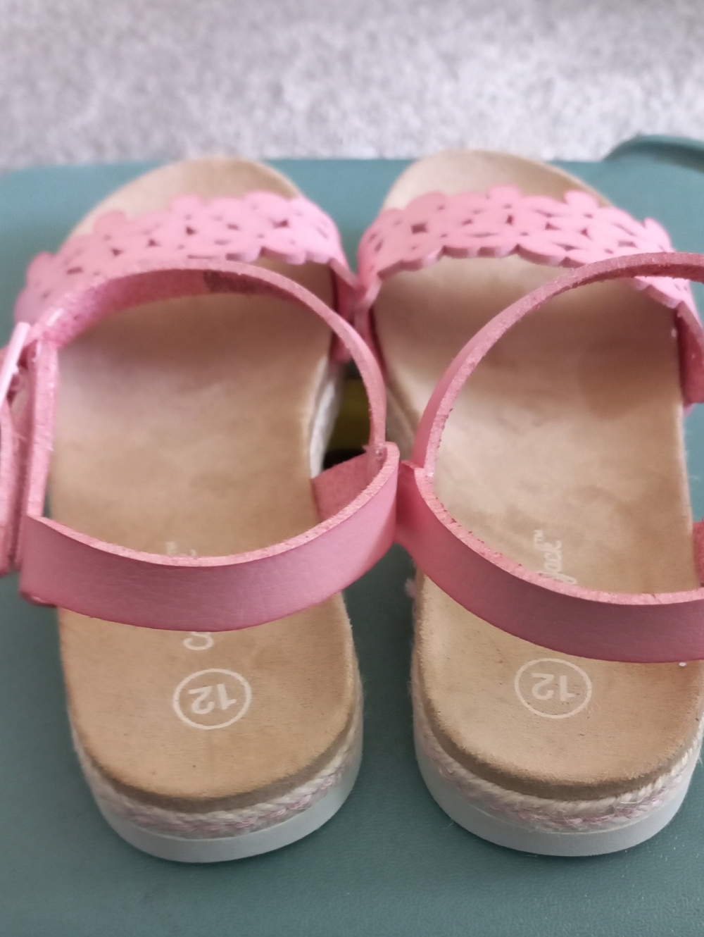 Cat & Jack Pink Floral Cutout Girls' Sandals - Picture 3 of 3